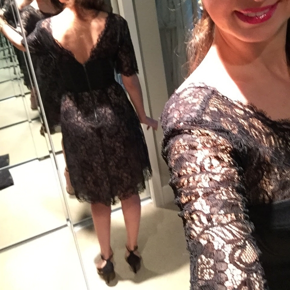 BCBG lace corset bodice dress - Picture 2 of 6